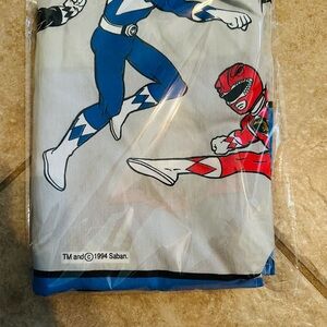 Vintage Power Rangers Graphic flat sheet super cute